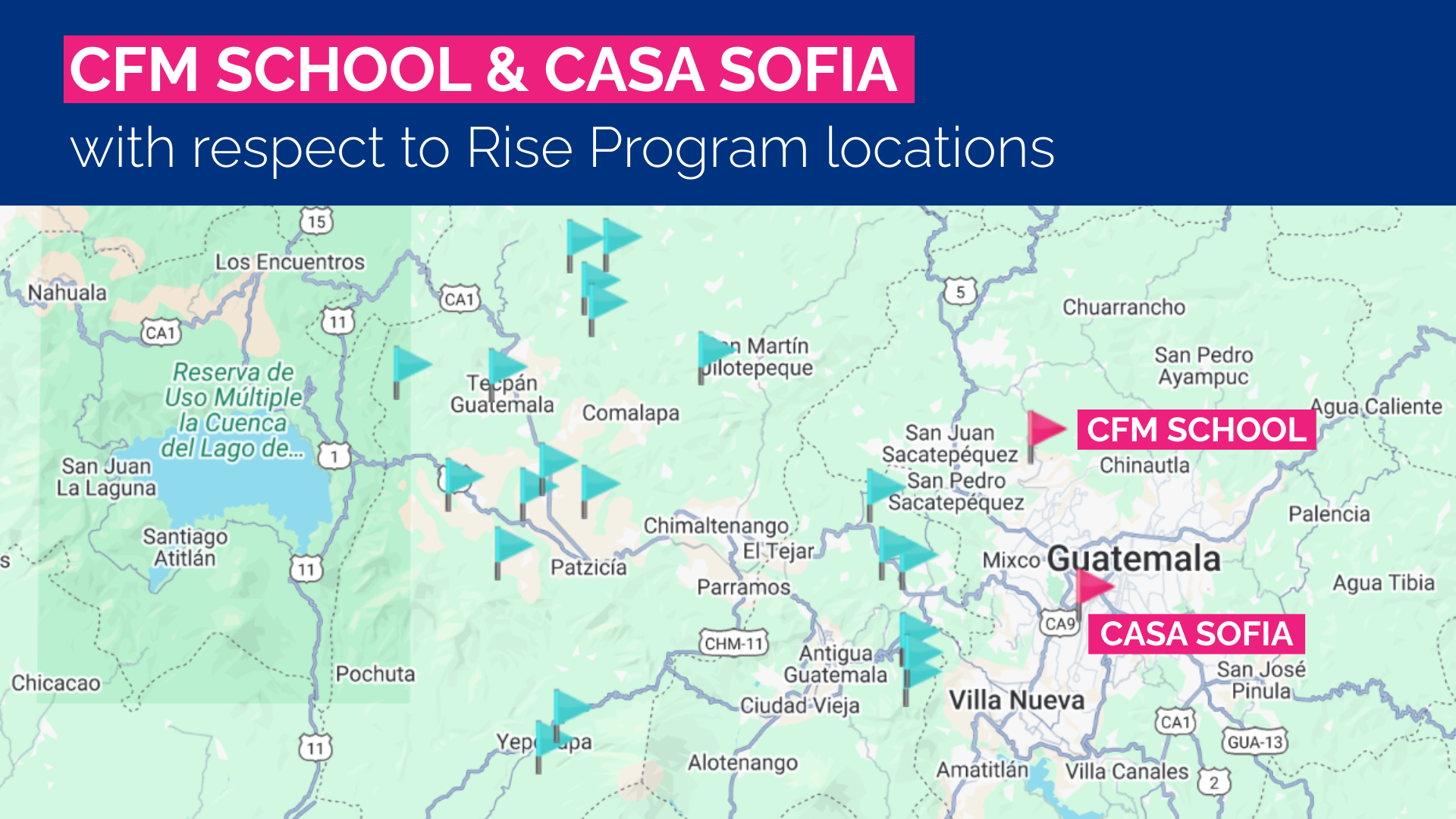 Program Map with Rise, CFM, Casa Sofia