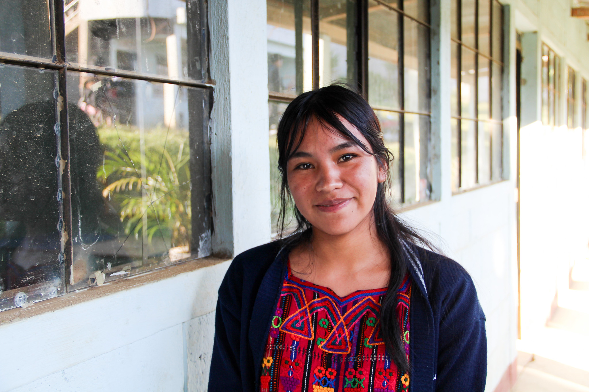 Sonia, a student at Las Camelias